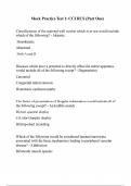 Mock Practice Test 1&colon; CCI RCS &lpar;Part One&rpar;