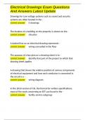 Electrical Drawings Exam Questions And Answers Latest Update&period;docx
