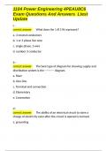 1104 Power Engineering 4PEAU8C6 Exam Questions And Answers Ltest Update&period;docx