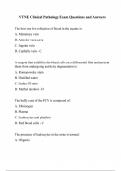 VTNE Clinical Pathology Exam Questions and Answers