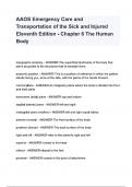 AAOS Emergency Care and Transportation of the Sick and Injured Eleventh edition&period;