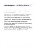 Emergency Care 14th Edition Chapter 11 questions and answers&period;