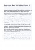 Emergency Care 14th Edition Chapter 4 questions and answers&period;