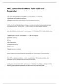 AHEC Comprehensive Exam&colon; Study Guide and Preparation