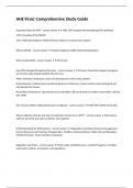 AHE Final&colon; Comprehensive Study Guide