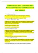 PPN102 Exam Sets Questions With  Reviewed Correct Detailed Answers  New Update&excl;&excl;
