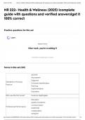 NR 222- Health & Wellness &lpar;2025&rpar; &vert;complete guide with questions and verified answers&vert;get it 100&percnt; correct