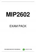 MIP2602 EXAM PACK 2026