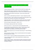 NFDN 2025 EXAM QUESTIONS AND ANSWERS