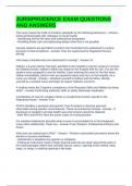 JURISPRUDENCE EXAM QUESTIONS AND ANSWERS