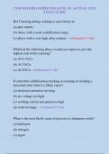 CWB WELDING INSPECTOR LEVEL III &lpar;ACTUAL 2026&rpar;  STUDY GUIDE
