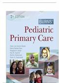 Test Bank for Burns Pediatric Primary Care 7th Edition &ndash; Complete Chapters &vert; Verified Answers