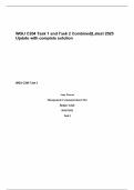 WGU C204 Task 1 and Task 2 Combined&vert;Latest 2025 Update with complete solution