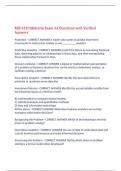  MIS 3320 Midterm Exam 34 Questions with Verified Answers&comma;100&percnt; CORRECT