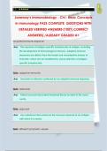 Janeway's Immunobiology - Ch1&colon; Basic Concepts  in Immunology PASS COMPLETE QUESTIONS WITH  DETAILED VERIFIED ANSWERS &lpar;100&percnt; CORRECT  ANSWERS&rpar; &sol;ALREADY GRADED A&plus;