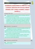 LEADERSHIP & MANAGEMENT ATI PRACTICE&colon; PASS  COMPLETE QUESTIONS WITH DETAILED VERIFIED  ANSWERS &lpar;100&percnt; CORRECT ANSWERS&rpar; &sol;ALREADY  GRADED A&plus;
