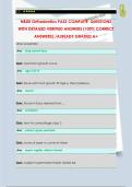 NBDE Orthodontics PASS COMPLETE QUESTIONS  WITH DETAILED VERIFIED ANSWERS &lpar;100&percnt; CORRECT  ANSWERS&rpar; &sol;ALREADY GRADED A&plus;