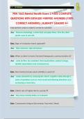 PRN 1562 Mental Health Exam 2 PASS COMPLETE QUESTIONS WITH DETAILED VERIFIED ANSWERS &lpar;100&percnt;  CORRECT ANSWERS&rpar; &sol;ALREADY GRADED A&plus;