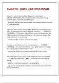 BCMB 401 - Exam 1 With correct answers