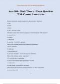 ANAT 100 Bundled Exam &lpar;A&plus; Pass&rpar;