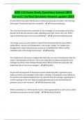 ADN 110 Exam Study Questions Solved 100&percnt; Correct&vert; Verified Solutions-Newest update 2025
