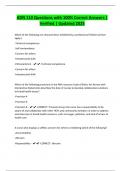 ADN 110 EXAMS BUNDLE &vert;Questions Solved 100&percnt; Correct&vert; Verified Solutions-Newest update 2025