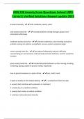 ADN 230 Anxiety Exam Questions Solved 100&percnt; Correct&vert; Verified Solutions-Newest update 2025