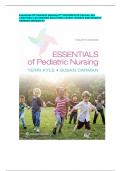 Essentials OF Pediatric Nursing 4TH EDITION KYLE Carman &vert;ALL CHAPTERS 1-29 COMPLETE GUIDE&vert; LATEST UPDATE 2025 REVISED VERSION GRADED A&plus;