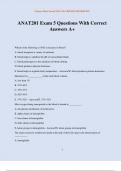ANAT 201 Bundled Exam &lpar;A&plus; Pass&rpar;