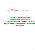 ati rn comprehensive predictor Questions & answers