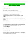 COMP 110 Test2&ndash; Complete Questions with 100&percnt; Correct Answers &vert; Verified