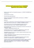 Ati Proctored Fundamentals Exam A 2023 2024 Questions And Answer A Rated&period;