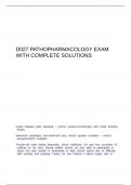 D027 Pathopharmacology