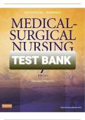 TEST BANK for Medical Surgical Nursing Ignatavicius&comma; 7th Edition  by Linda Workman &vert; 978469624639 &vert; Complete Guide Chapters&vert; Latest Test Bank 100&percnt; Veri&filig;ed Answers &vert; LATEST 