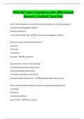 PHCH 667 Exam 2 Questions with 100&percnt; Correct Answers &vert; Verified &vert; Sure Pass