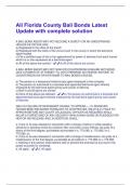 All Florida County Bail Bonds Latest Update with complete solution