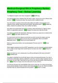 Medical-Surgical RN A Prophecy Relias Exam Prophecy Test - Relias Learning Complete Set Review Questions & answers