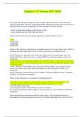Chapter 7-11 Review &lpar;ITC 2023&rpar; &vert; Answered with complete solutions