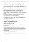 HAZMAT-OPS TCFP QUESTIONS AND ANSWERS