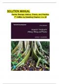 Solution manuals Family Therapy&colon; History&comma; Theory&comma; and Practice 7th Edition by Gladding&comma; All 1-18 Chapters Covered &comma;Latest Edition