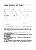 REAL GENERAL REF GUIDE questions and answers