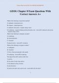 GEOG Chapter 8 Exam Questions With Correct Answers A&plus;