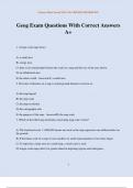 Geog Exam Questions With Correct Answers A&plus;