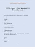 GEOG Chapter 3 Exam Questions With Correct Answers A&plus;
