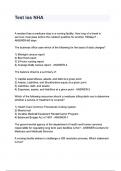 Test los NHA questions and answers
