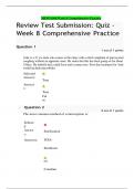 NRNP 6568 Week 8 Comprehensive Practice&period; Review Test Submission&colon; Quiz  Week 8 Comprehensive Practice
