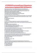 ATI PEDS Proctored Exam 2 Questions and answers Updated 2025&sol;26 Rated A&plus;