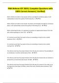 FIBA Referee IOT 2025&vert; Complete Questions with 100&percnt; Correct Answers&vert; Verified