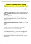 FIBA Rules - Playing Regulations&vert; Complete Questions with 100&percnt; Correct Answers&vert; Verified