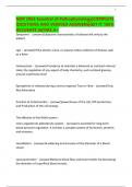 NUR 2063 Essential of Pathophysiology&vert;COMPLETE QUESTIONS AND VERIFIED ANSWERS&vert;GET IT 100&percnt; ACCURATE &vert;SCORE A&plus;